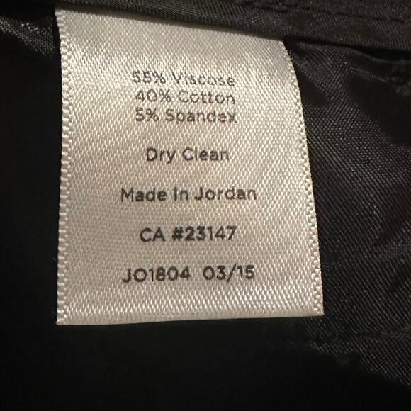 Talbots Newport Dark Charcoal Gray Straight Leg Career Pants Women's Plus 16 - Picture 7 of 7